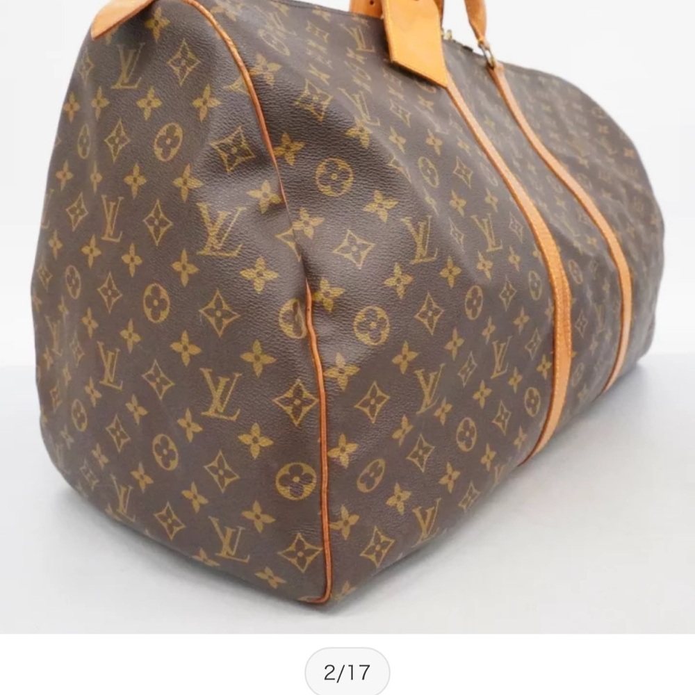 Authentic Louis Vuitton keepall 60 monogram travel duffle bag unisex - Picture 12 of 16
